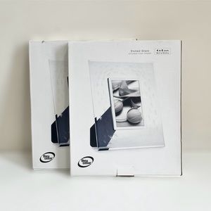 The Cellar Etched Clear Glass Fish Silver Photo Picture Frame